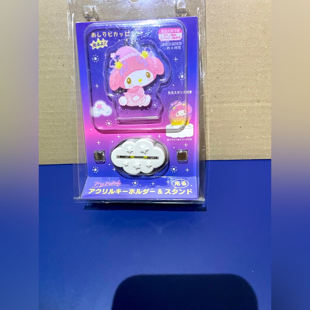 My Melody Mini Acrylic Keychain And Light Stand